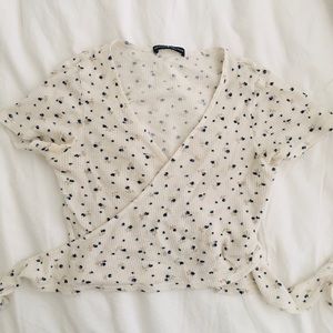 Brandy Melville Floral Thermal Rae Top!